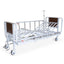 Cama hospitalaria manual modelo CM101M de Home Care Technology, estructura metálica y superficie ajustable para atención médica.