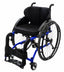 Silla de ruedas deportiva azul FS723