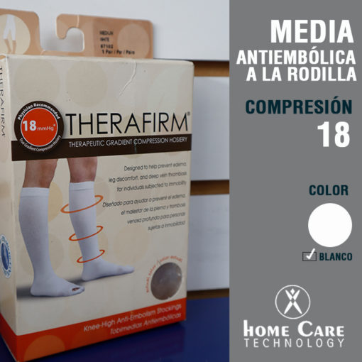 Media antiembolica a la rodilla - Compresión 18 Imagen principal del producto