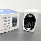 Oxímetro de pulso con curva plestimográfica