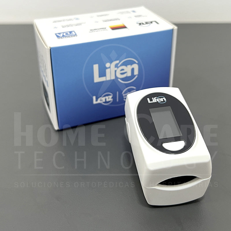 Oxímetro de pulso con curva plestimográfica