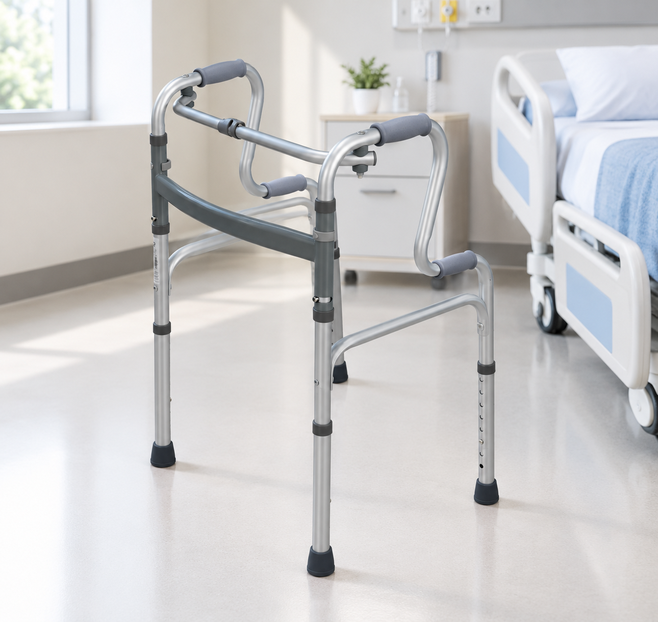 Caminador doble apoyo plata KP1816L19 Imagen secundaria del producto
