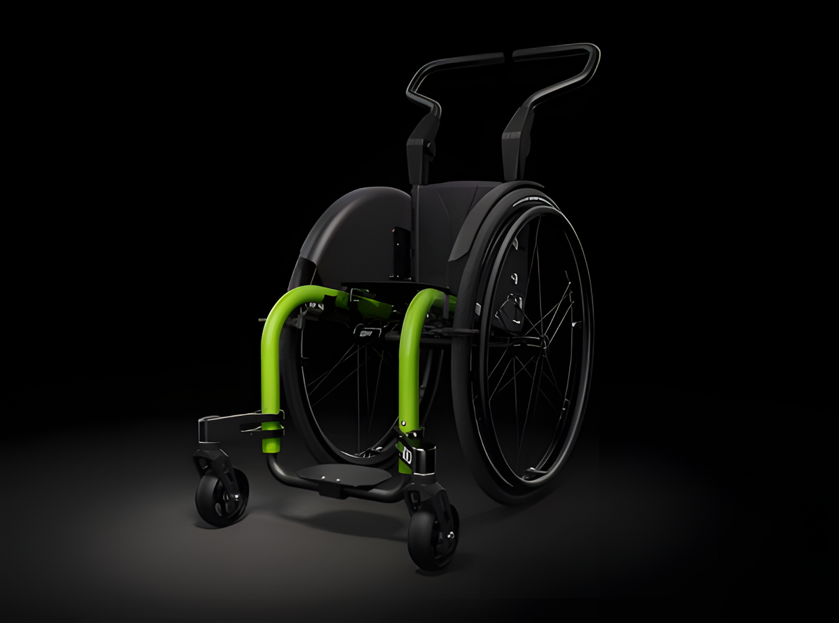 Silla de ruedas pediátrica Karma Aria Kid con marco fijo, diseño compacto y asiento infantil Imagen principal del producto