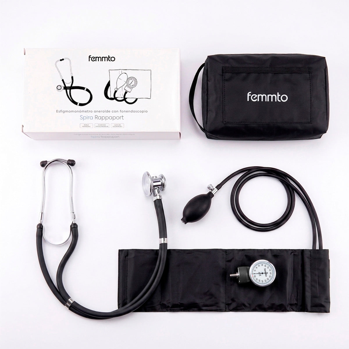Kit Tensiómetro Aneroide + Fonendoscopio - Spira