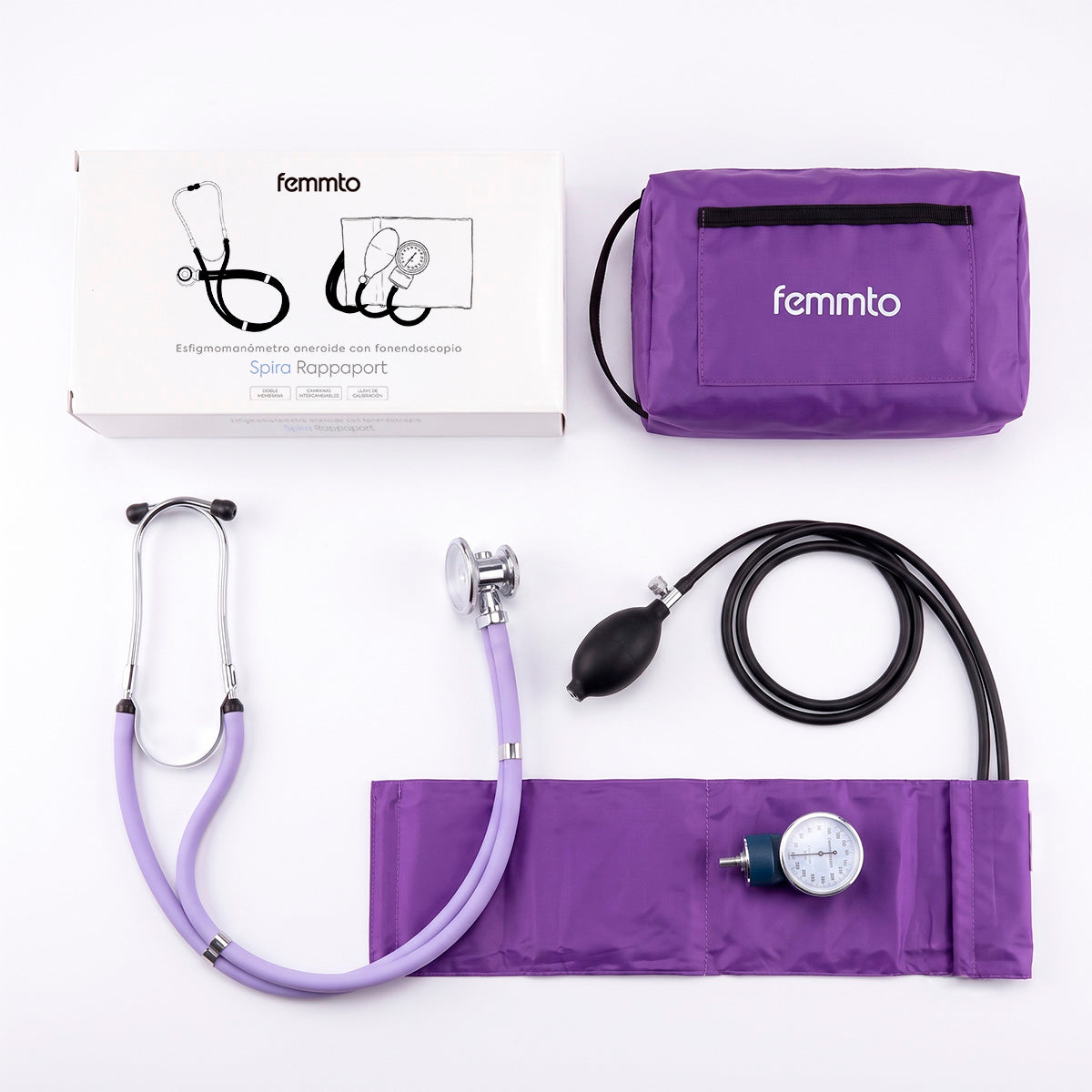 Kit Tensiómetro Aneroide + Fonendoscopio - Spira