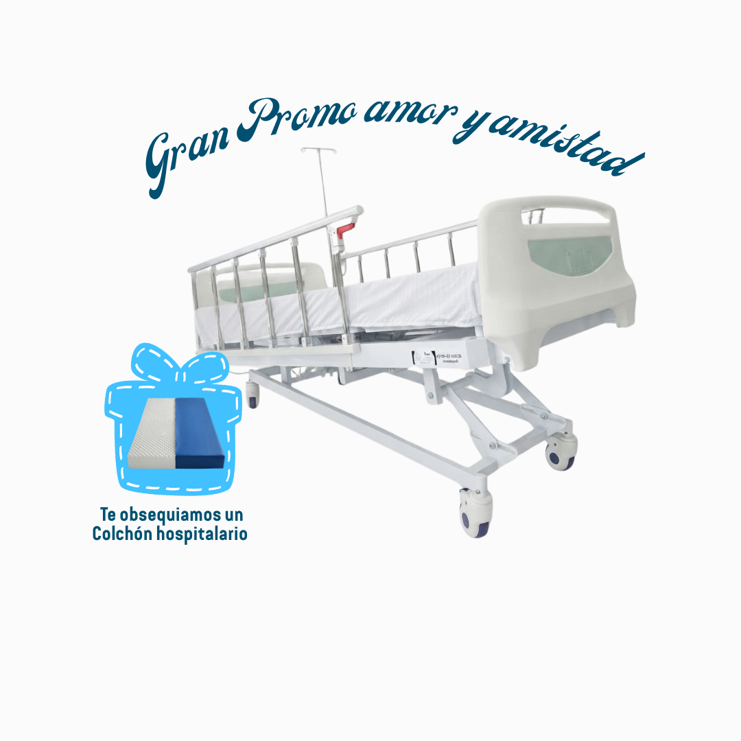 PROMO EXCLUSIVA HASTA EL 12 SEPTIEMBRE Cama hospitalaría electrica CE326 + Colchón antiescaras Imagen principal del producto