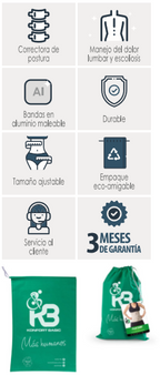 Faja lumbosacra tipo camp premium