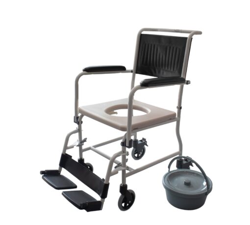 Silla sanitaria con asiento blando FS693 Imagen secundaria del producto
