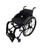 Silla de ruedas deportiva azul FS723