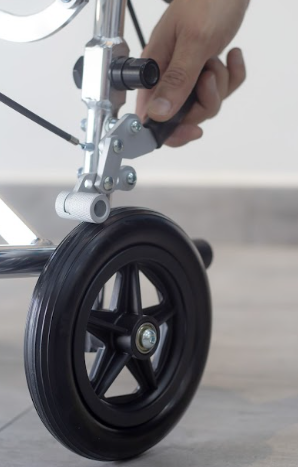 Silla de ruedas de transporte en aluminio FS903LA