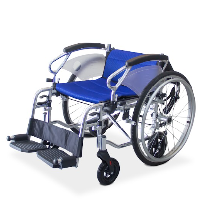 Silla de ruedas de transporte en aluminio FS903LA