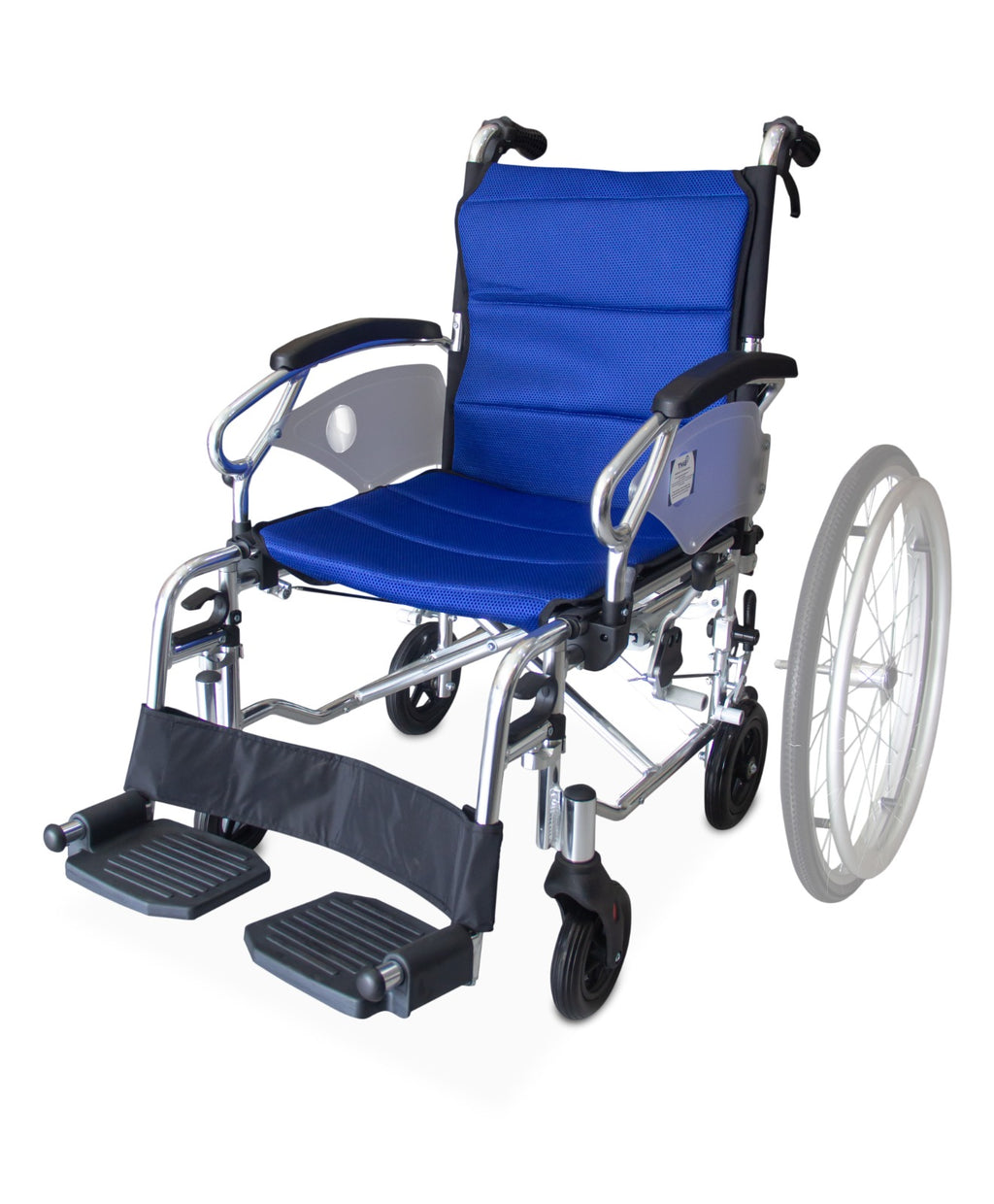 Silla de ruedas de transporte en aluminio FS903LA