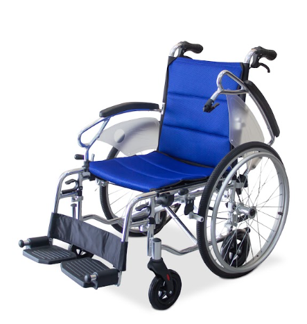 Silla de ruedas de transporte en aluminio FS903LA
