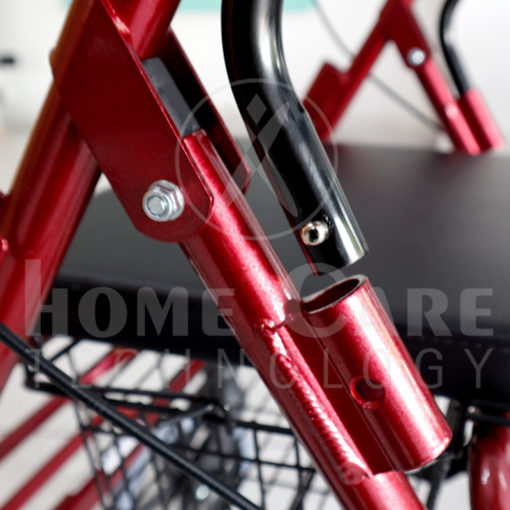 Caminador de lujo vinotinto con piecero FT412