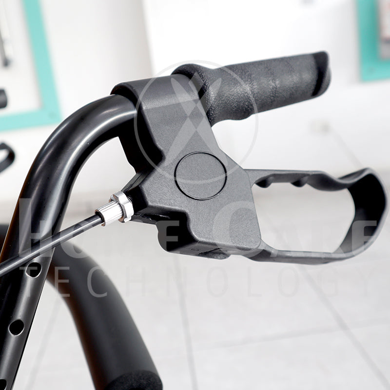 Caminador de lujo vinotinto con piecero FT412