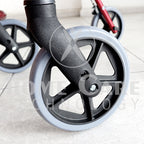 Caminador de lujo vinotinto con piecero FT412