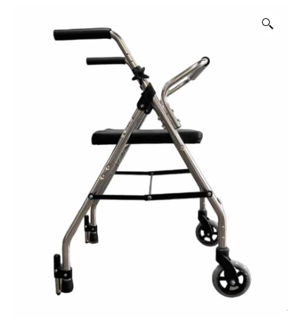 Caminador con asiento y ruedas delanteras FT435