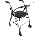 Caminador con asiento y ruedas delanteras FT435