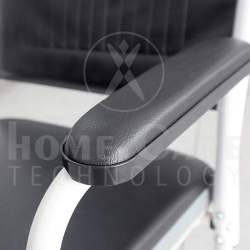 Silla sanitaria asiento blando y piecero FT703