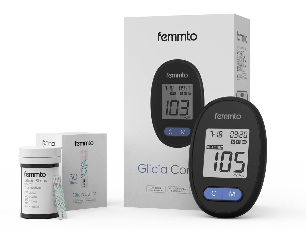 Kit Medidor De Glucosa Glucometro Digital - Glicia Connect