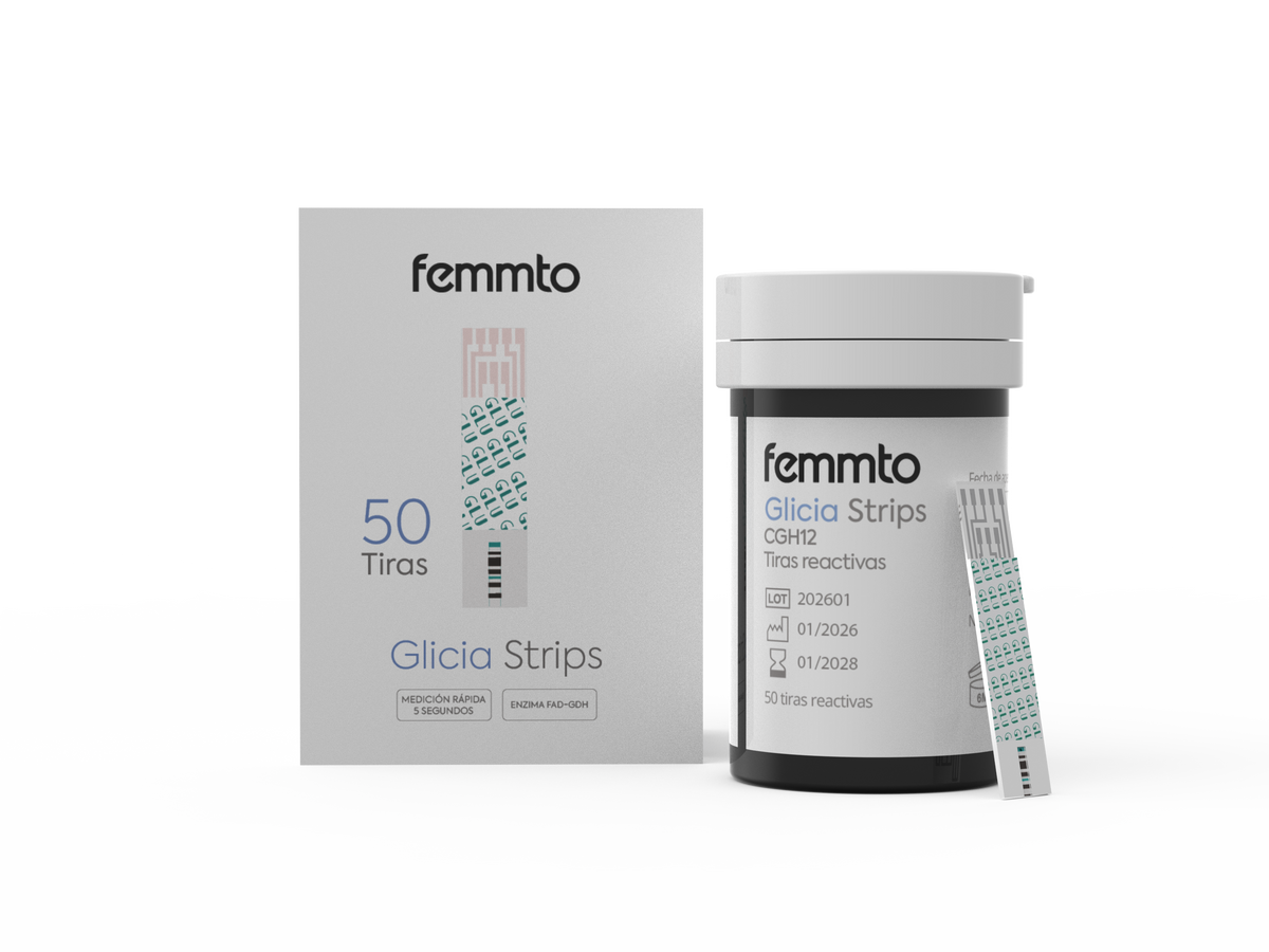 Tiras Reactivas De Glucosa Para Medición De Glucemia | Glicia Strips