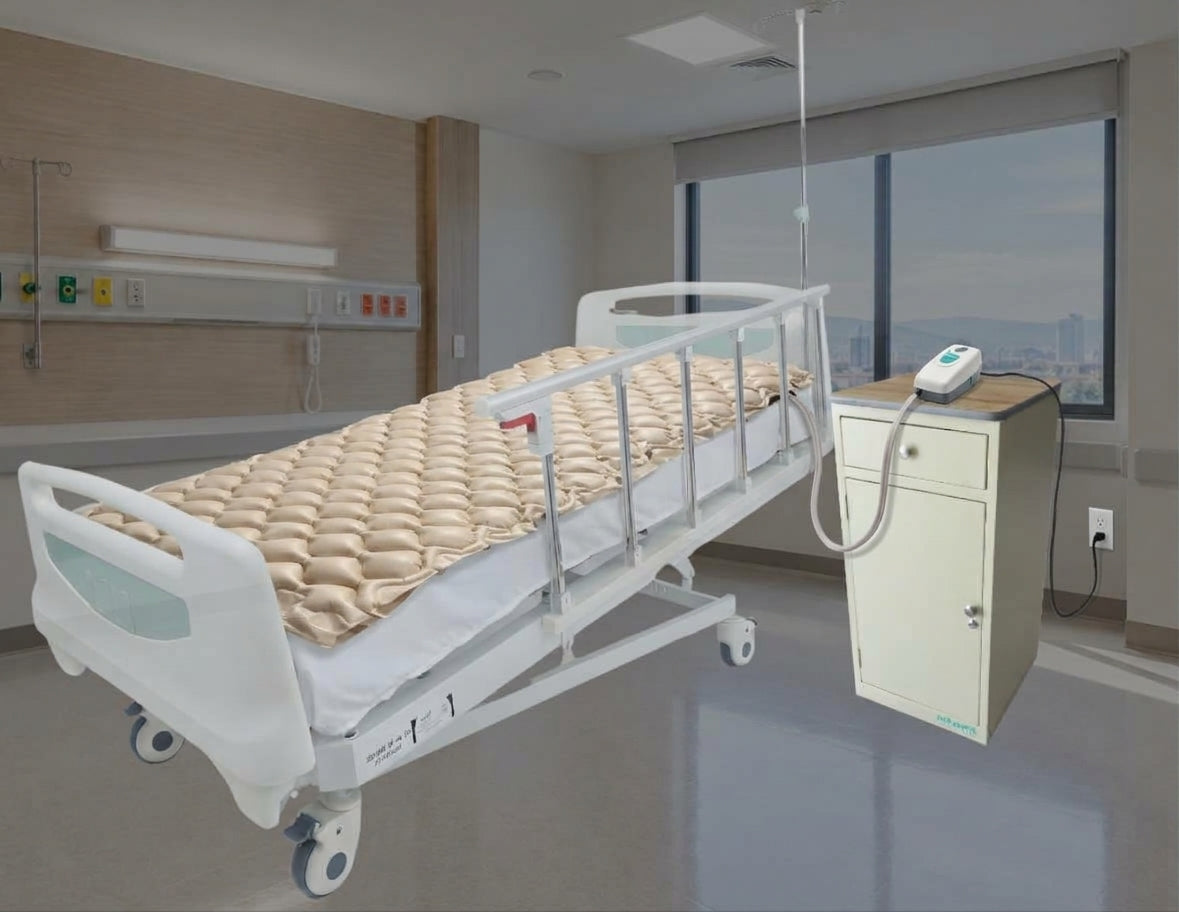 Colchoneta antiescaras de aire alternante HF6001 Home Care Technology para colchones hospitalarios Imagen principal del producto