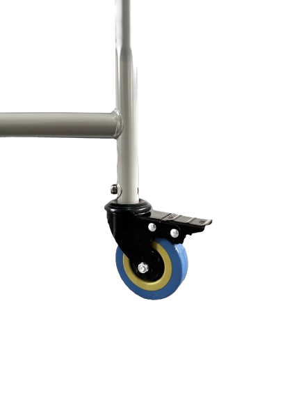 Silla sanitaria en acero con espaldar HC601 Imagen secundaria del producto