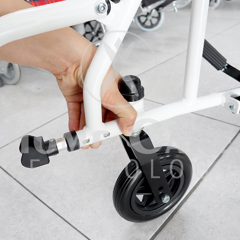 Silla de ruedas de compañía en aluminio MP23L
