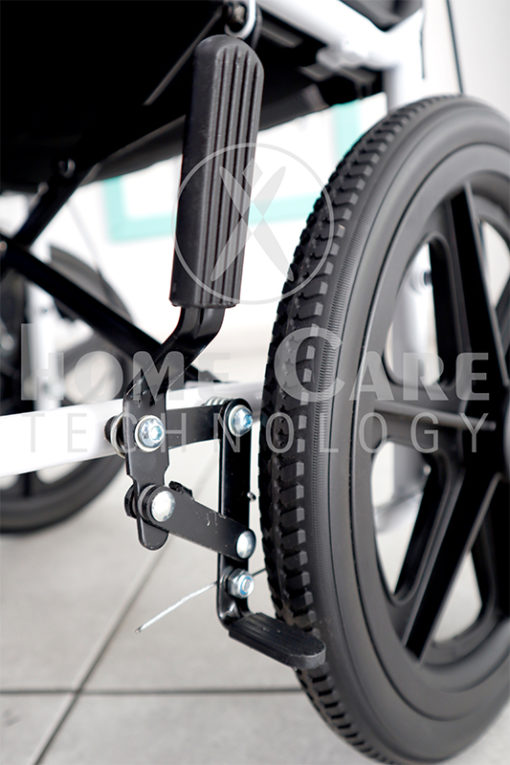 Silla de ruedas de compañía en acero MP23