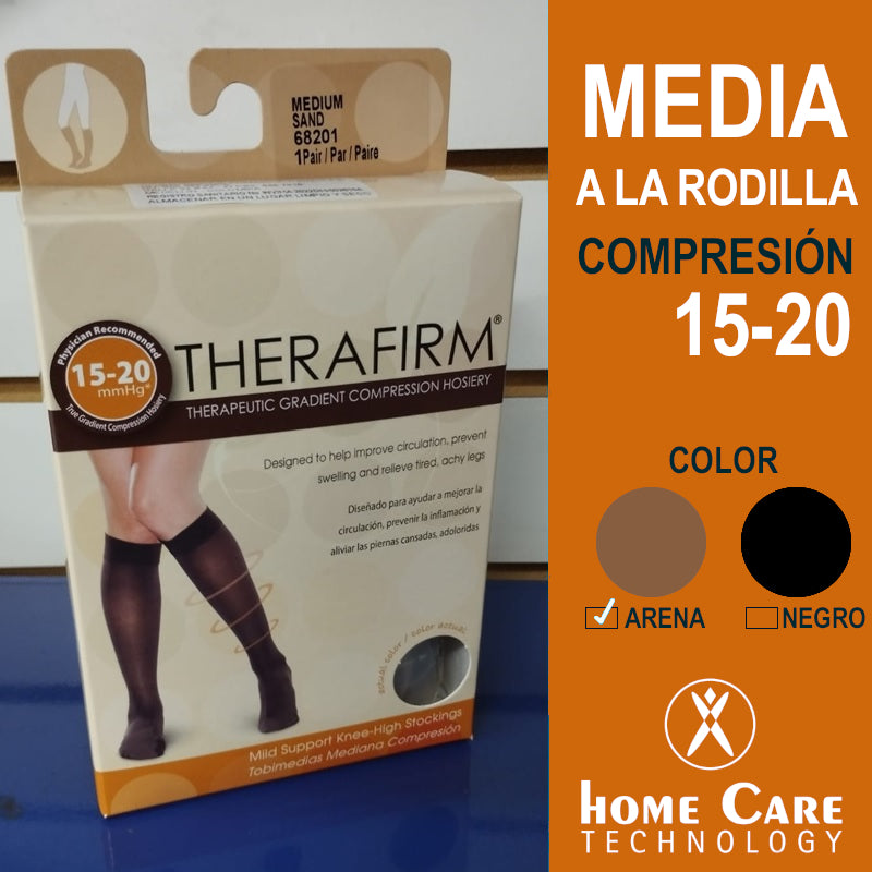 Media a la rodilla - compresion 15-20