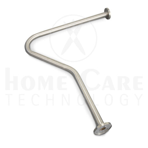 Pasamanos curvo piso pared