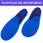 Plantillas completa en gel azul