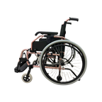 Silla de ruedas con doble cruceta FS959 de Home Care Technology, diseño compacto y robusto para movilidad fácil y segura.