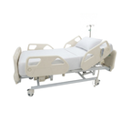 Cama hospitalaria eléctrica CE312 de Home Care Technology, con estructura metálica y controles ajustables, diseñada para atención médica.
