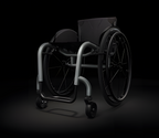 Silla de ruedas Karma Activa Aria 1.0 Speciale con marco fijo encuadrada en color negro