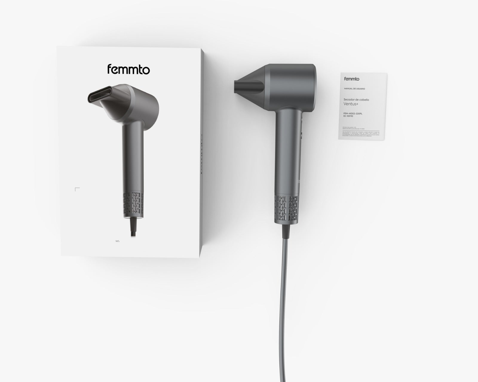 Secador de cabello iónico Ventus +