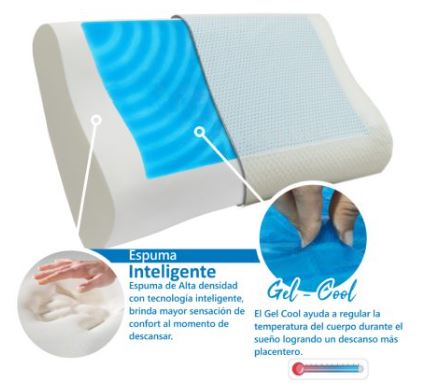 Almohada cervical en gel