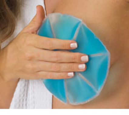 Discos fríos para senos en gel