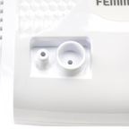 Nebulizador a pistón para adultos Femmto BC68001, dispositivo portátil y compacto para tratamiento respiratorio.