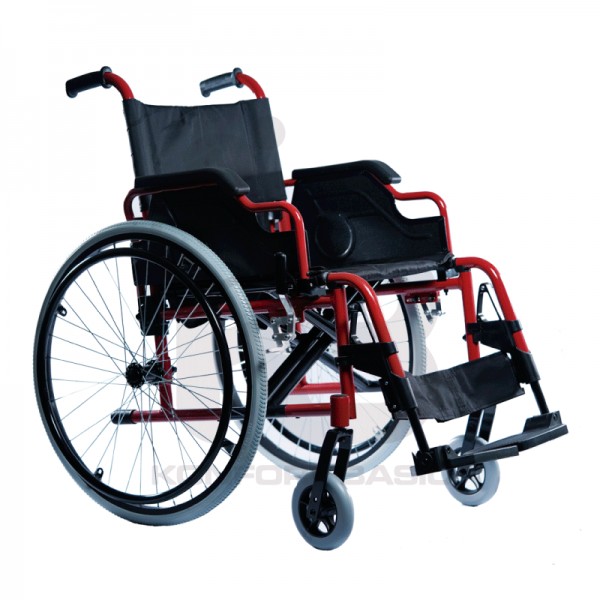 SILLA DE RUEDAS ESTANDAR EN ALUMINIO - Home Care Technology